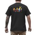 The Simpsons Father's Day Homer And Kids Bike Ride With Dad Men's Back Print T-Shirt The Simpsons Father's Day Homer And Kids Bike Ride With Dad Men's Back Print T-Shirt