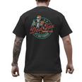 Skeleton Dad Tax Making Sure It's Not Poison Father's Day Men's Back Print T-Shirt