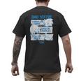 Sonic The Hedgehog Father's Day Dad Qualities Distressed Men's Back Print T-Shirt