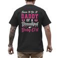 Soon To Be A Daddy Of A Beautiful Baby Girl Baby Shower Men's Back Print T-Shirt