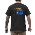 Spider Dad Shirt Birthday Fathers Day Halloween Costumes Pjs Men's Back Print T-Shirt