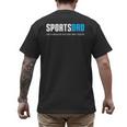 Sports Dad Shirt Cute Father's Day Men's Back Print T-Shirt Sports Dad Shirt Cute Father's Day Men's Back Print T-Shirt
