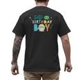 Star Wars Grogu Mandalorian Toon Dad Of The Birthday Boy Men's Back Print T-Shirt