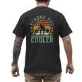 Strong Dad Workout Weight Lifting Father's Day Men's Back Print T-Shirt