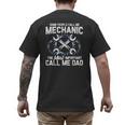 Tee Styley Mechanic Dad Novelty Small Men's Back Print T-Shirt