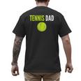 Tennis Dad For Men Tennis Dad Humor Tennis Lover Men's Back Print T-Shirt Tennis Dad For Men Tennis Dad Humor Tennis Lover Men's Back Print T-Shirt
