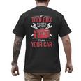 My Toolbox Costs More Than Your Car Mechanic Dad Rrepair Guy Men's Back Print T-Shirt