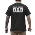 Track & Field Dad Sport Fathers Day Boys Men's Back Print T-Shirt Track & Field Dad Sport Fathers Day Boys Men's Back Print T-Shirt