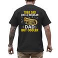 Tuba Player Men Dad Grandpa Marching Band Brass Tubist Men's Back Print T-Shirt