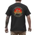 I Have Two Titles Dad & Grandpa I Rock Them Both For Grandpa Men's Back Print T-Shirt