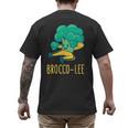 Vegetable Word Game Dad Joke Brocco-Lee Broccoli Men's Back Print T-Shirt