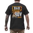 Vehicle Construction Excavator Dad Of The Birthday Boy Small Men's Back Print T-Shirt