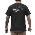 Vintage 73-87 Mini C10 Truck Slammed Graphic Dad Gag Father Men's Back Print T-Shirt