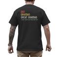 Vintage Dad Grandad Great Grandad i Just Keep Getting Better Men's Back Print T-Shirt