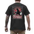Vintage Dadzilla Father Of The Monsters Fathers Day Men's Back Print T-Shirt