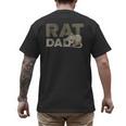 Vintage Distressed Rat Dad Men's Back Print T-Shirt Vintage Distressed Rat Dad Men's Back Print T-Shirt