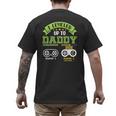 Vintage Leveling Up To Daddy 2026 Soon To Be Dad 2026 Men's Back Print T-Shirt