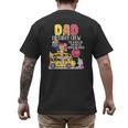 The Wheels On The Bus Dad Birthday Crew Party Toddler Kids Men's Back Print T-Shirt