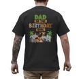 Wild Dad Of The Birthday Girl Zoo Safari Jungle Animal Men's Back Print T-Shirt