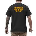 Wonder Dad Shirt Men's Back Print T-Shirt