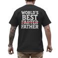 World's Best Father Farter Dad Daddy Papa Joke Men's Back Print T-Shirt