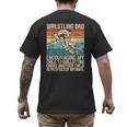 Wrestling Dad Wrestler Wrestling Wrestle Father's Day Men's Back Print T-Shirt Wrestling Dad Wrestler Wrestling Wrestle Father's Day Men's Back Print T-Shirt