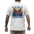 Australian Cattle Dog Blue Heeler Dad Men's Back Print T-Shirt