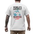 Batman Greatest Dad Men's Back Print T-Shirt