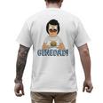 Bob's Burgers Gene Dad Portrait Men's Back Print T-Shirt