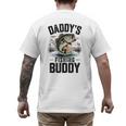 Boy Daddy Fishing Buddy Matching Fishing Bass Fishing Men's Back Print T-Shirt
