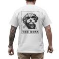 The Cavapoo Boss Mom Dad Dog Lover Men's Back Print T-Shirt