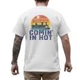Comin In Hot Pontoon Boat Boating Lake For Dad Small Men's Back Print T-Shirt