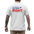 Conservative Dad's Ultra Right 100 Work Free American Beer Men's Back Print T-Shirt Conservative Dad's Ultra Right 100 Work Free American Beer Men's Back Print T-Shirt