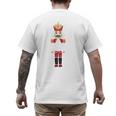 Cool Dad Nutcracker Christmas Family Matching Pajama Men's Back Print T-Shirt