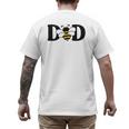 Dad Bee Cute Beekeeping 1st Birthday Matching Family Dada Men's Back Print T-Shirt