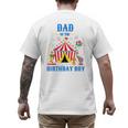 Dad Of The Birthday Boy Circus Ringmaster Party Birthday Men's Back Print T-Shirt