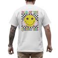 Dad Of The Birthday Girl Retro Family Matching Party Bday Men's Back Print T-Shirt