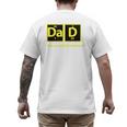 Dad Periodic Table Of Elements Men's Back Print T-Shirt Dad Periodic Table Of Elements Men's Back Print T-Shirt
