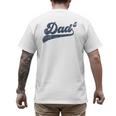 Dad5 Daddy Of 5 Kids Father Of Five Fifth Time Dad Men's Back Print T-Shirt