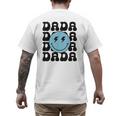 Dada One Happy Dude 1st Birthday Family Matching Men's Back Print T-Shirt