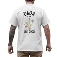 Dada Of The Silly Goose First Birthday Family Matching Men's Back Print T-Shirt Dada Of The Silly Goose First Birthday Family Matching Men's Back Print T-Shirt