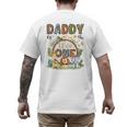 Daddy Of The Wild One 1St Birthday Boy Safari Jungle Men's Back Print T-Shirt