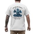 Dads Are Like Dragons Legendary Protective Fatherhood Men's Back Print T-Shirt