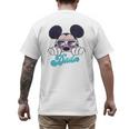 Disney Mickey And Friends Cool Mickey Summer Vibes Dad Logo Men's Back Print T-Shirt