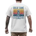 Dog Dad Vintage Great Dane Dad Men Women Kids Men's Back Print T-Shirt