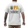 Drinking Opa Like A Regular Grandpa Much Cooler Beer Dad Men's Back Print T-Shirt