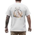 Fast Food Deer Hunting Hunter Dad Tail Buck Men's Back Print T-Shirt