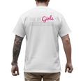 Father's Day Dad From Girl Outnumbered Men's Back Print T-Shirt Father's Day Dad From Girl Outnumbered Men's Back Print T-Shirt