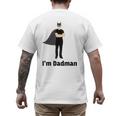 I'm Dadman Superhero Dad Father's Day Men's Back Print T-Shirt I'm Dadman Superhero Dad Father's Day Men's Back Print T-Shirt
