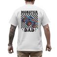 Monster Truck Dad Family Matching Monster Trucks Birthday Men's Back Print T-Shirt
